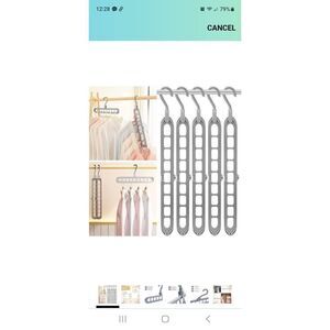 5 CT closet organizer/space maximizer